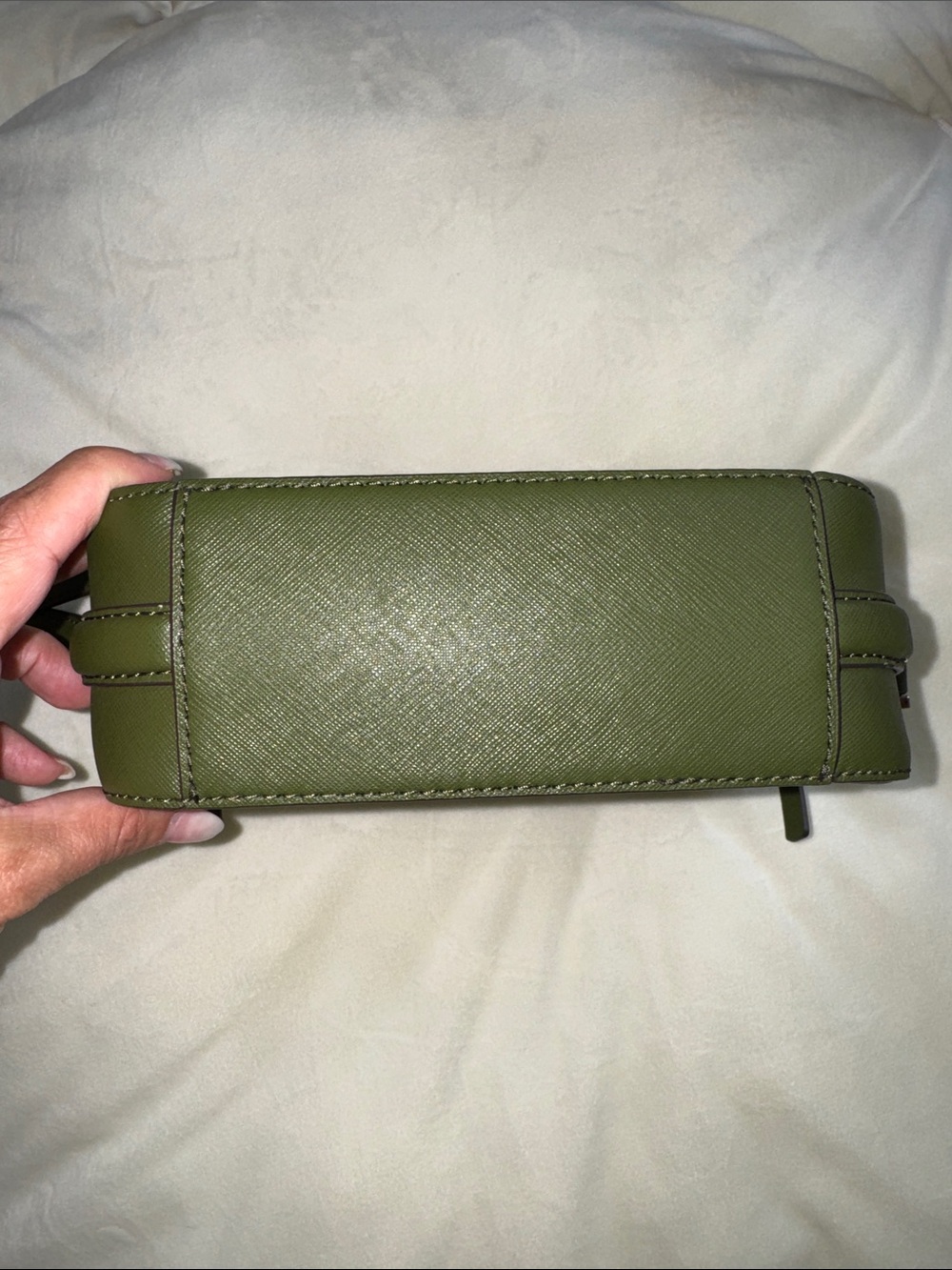 kate spade Olive Green Saffiano Crossbody Messenger - Picture 4 of 4
